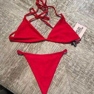 PrettyLittleThings Red Bikini Set